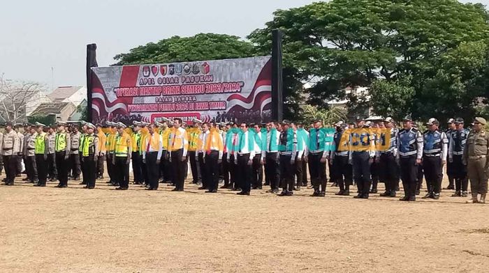 Persiapkan Pengamanan Pemilu 2024, Polres Madiun Kota Gelar Apel Pasukan