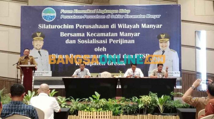 Di Hadapan Pengusaha Manyar, Kepala DPMPTSP Gresik Minta Patuhi Perizinan