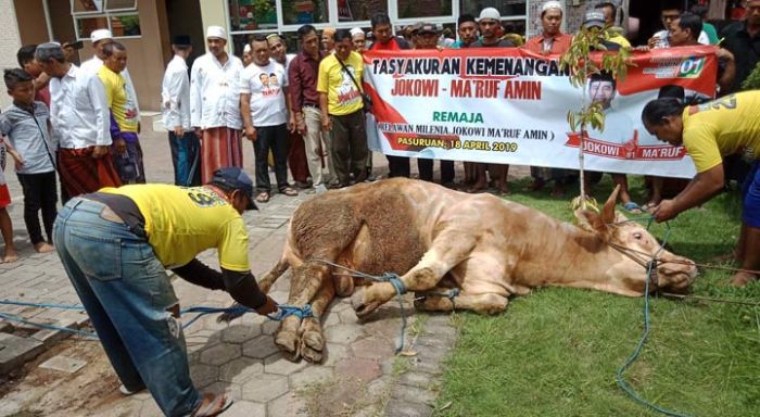 Tasyakuran Kemenangan, Relawan Milenial Jokowi-Ma