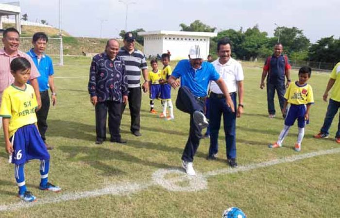 Hadapi Liga Danone Jatim, Dispora Gresik Gelar Seleksi Klub Sepak Bola KU 12