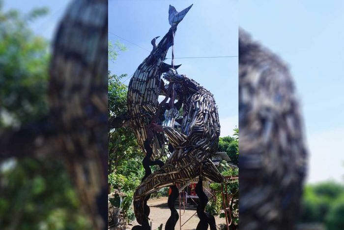 Polrestabes Surabaya Bangun Monumen Baru, Habiskan 2.000 Knalpot Brong Hasil Pengamanan