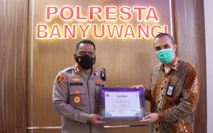 Polresta Banyuwangi Raih Penghargaan Terbaik dari KPPN