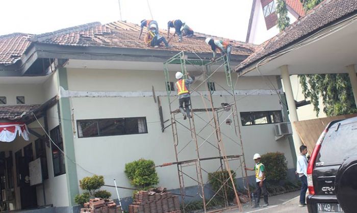 Anggaran Minim, Rehab Gedung Satpol PP Hanya Sentuh Bagian Atap