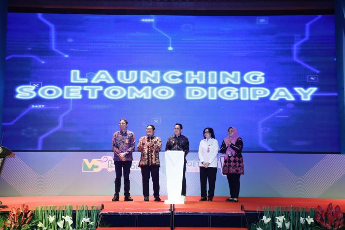 Pj ​Adhy Karyono Luncurkan Aplikasi DigiPay, Transaksi Layanan RSUD Dr Soetomo Beralih ke Cashless