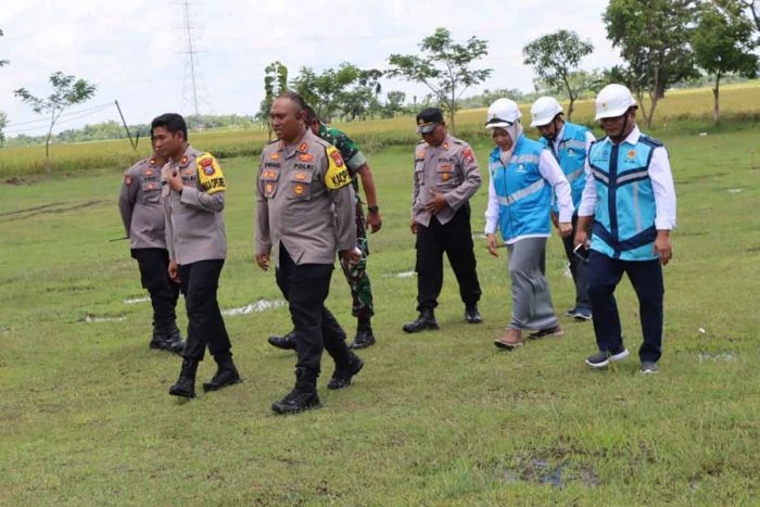 Jelang Panen Raya yang Dihadiri Presiden Jokowi, Kapolres Ngawi Tinjau Lokasi dan Lakukan Persiapan