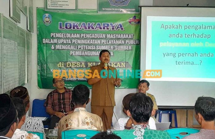 Pemdes Klatakan Situbondo Gelar Lokakarya Pengelolaan Aduan Masyarakat