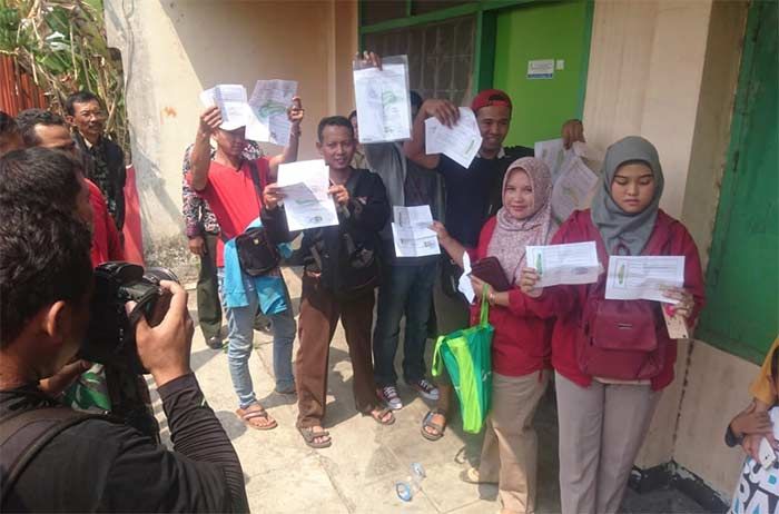 Kantor Pemasaran Griya Bicak Asri di Trowulan Didemo Warga, Pengembang Kabur