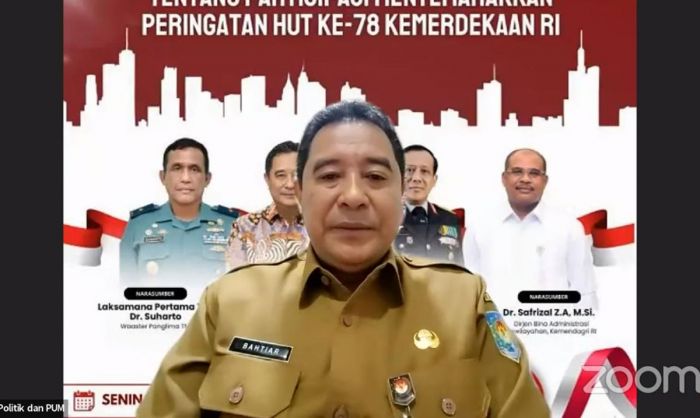 Jelang Bulan Kemerdekaan, Pemkot Kediri Ikuti Sosialisasi SE Pedoman Peringatan HUT RI ke-78