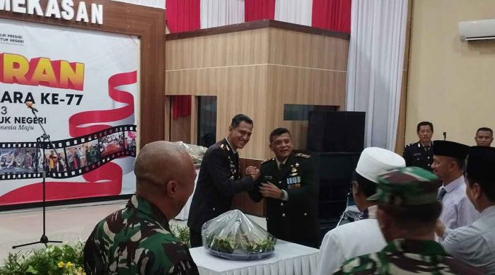 Ini Kejutan dari Kodim 0826 untuk Polres Pamekasan di Hari Bhayangkara yang ke-77