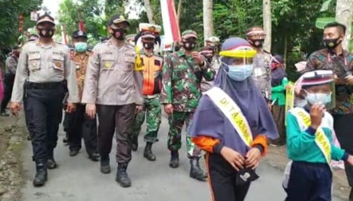 Blitar Zona Merah, Polres Blitar Kota Ajak Anak-anak Jadi Duta Masker