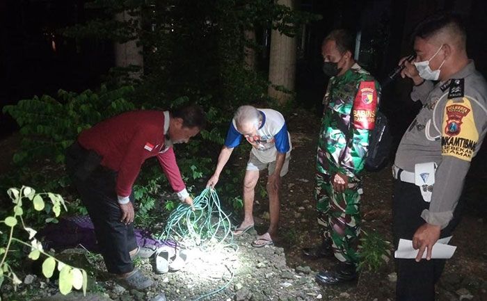 Seorang Kakek Tewas Gantung Diri di Bawah Jalan Tol Bebekan Sidoarjo