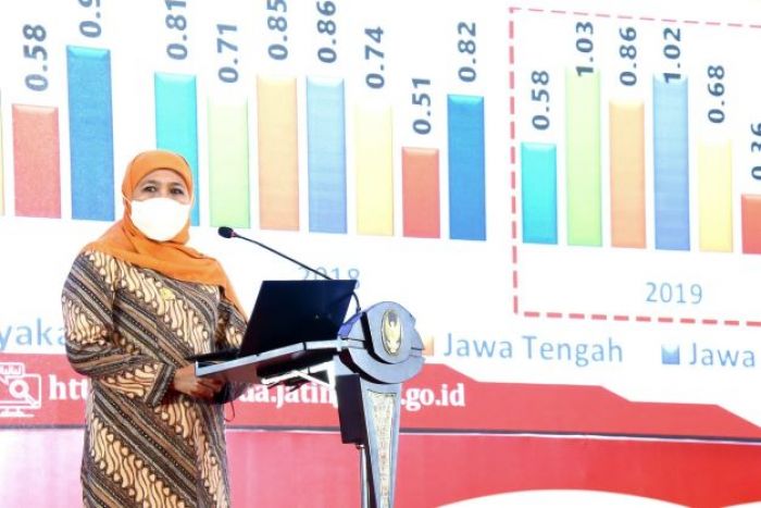 Data BPS,  Ekonomi Jatim Tumbuh 5,20 Persen,  di atas Nasional, Gubernur Khofifah Bersyukur