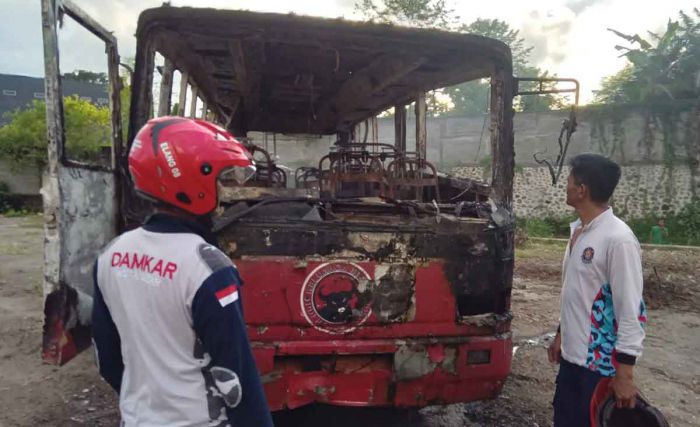 Dianggap Angker, 2 Bocah SD di Kota Blitar Bakar Bus PDIP