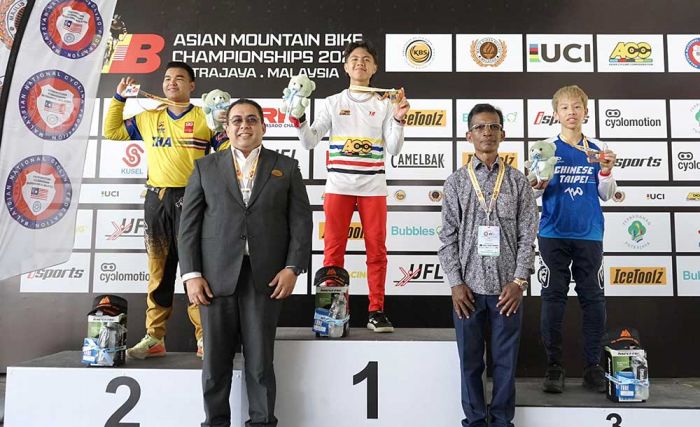 Atlet ISSI Kota Batu Raih Emas Kategori Men Junior di Mountain Bike Championship 2024