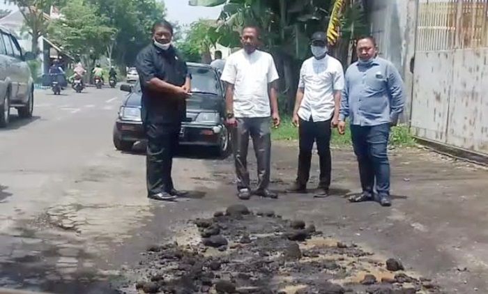 Gelar Sidak, Komisi III Minta Jalan Semeru Kota Probolinggo Segera Diperbaiki