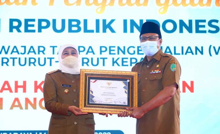 Dua Kali Berturut-turut Raih WTP, Pemkot Pasuruan Terima Penghargaan dari Kemenkeu