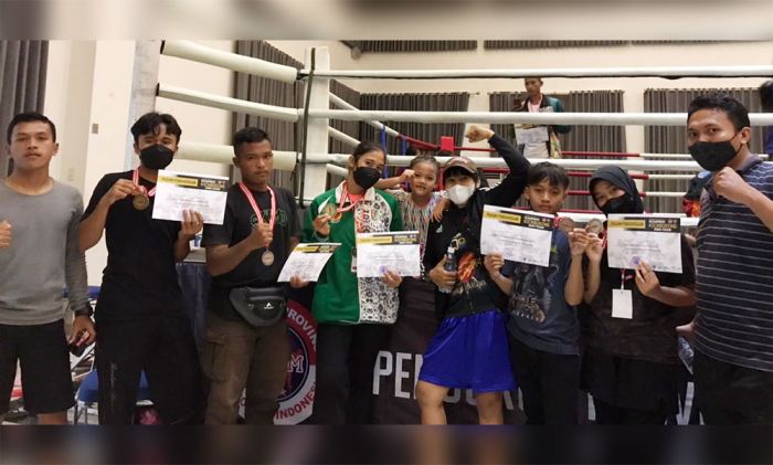 Raihan Gemilang Atlet KickBoxing Tuban di Ajang Kejurprov Jatim