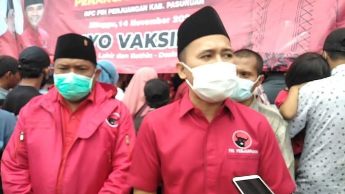 DPC PDIP Pasuruan Gelar Vaksinasi Massal 2.500 Dosis di 5 Titik