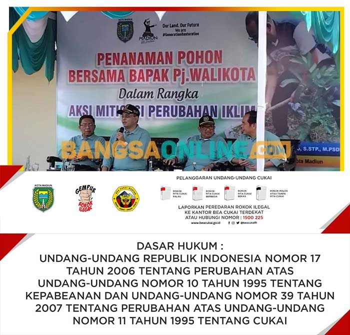 Mitigasi Perubahan Iklim, Pj Wali Kota Madiun Tanam Pohon