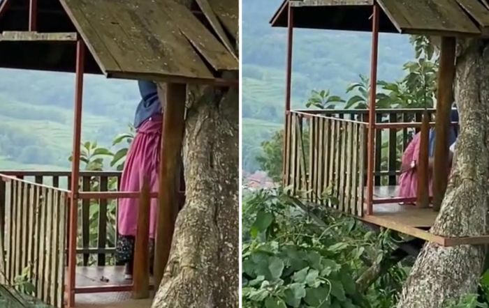 Viral, Video Sejoli Mesum di Wisata Puncak Ratu Pamekasan