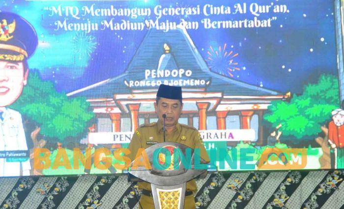 Peringati HUT ke-456, Pj Bupati Madiun Tutup MTQ Tingkat Kabupaten