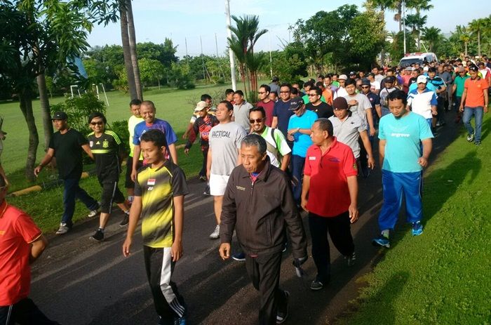 Peringati Puncak Bulan K3 dan HGN, JOB P-PEJ Tuban Gelar Jalan Sehat 