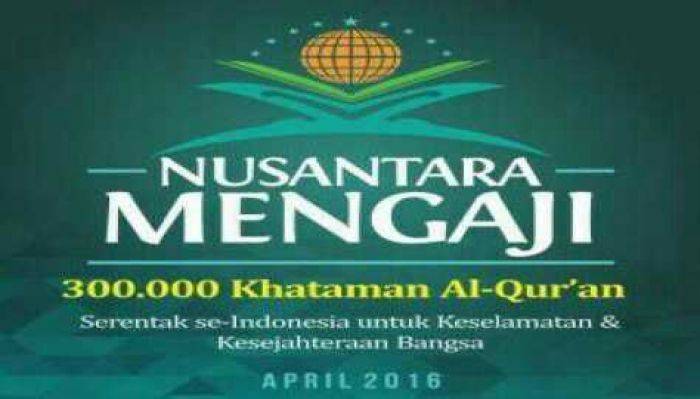 Nusantara Mengaji di Bojonegoro Ditarget 1.550 Kali Khatam Al-Quran