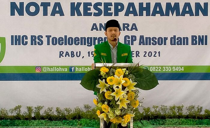 GP Ansor Kediri, RS HVA Tulungrejo, dan BNI Tandatangani MoU di Bidang Kesehatan