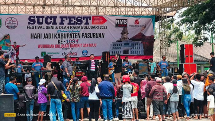 Peringati Hari Jadi Kabupaten Pasuruan ke-1094, Suci Fest Jadi Wadah Cari Bibit Anak Muda Berbakat