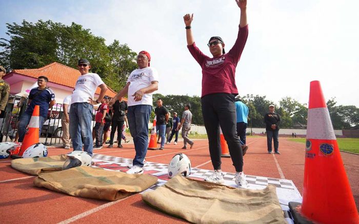 Pj Ali Kuncoro dan Kepala OPD Meriahkan Lomba Kampung Jelang HUT Kota Mojokerto