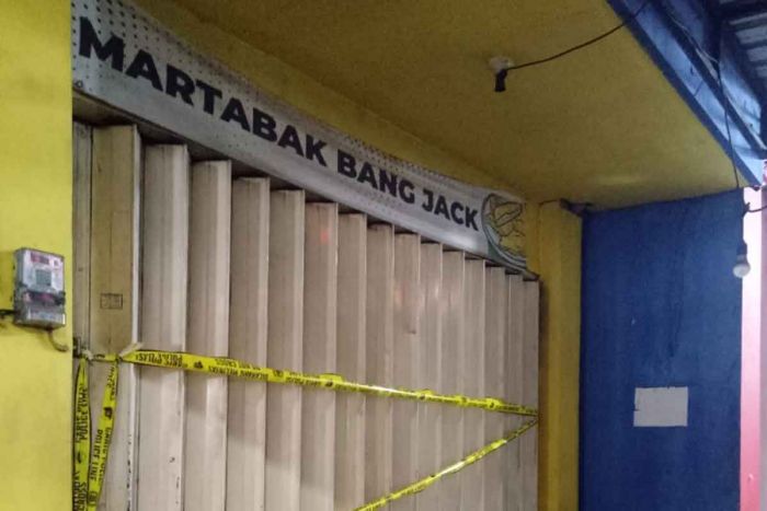 ​Jelang Buka Puasa, Kios Martabak Bang Jeck Mojokerto Hangus Terbakar