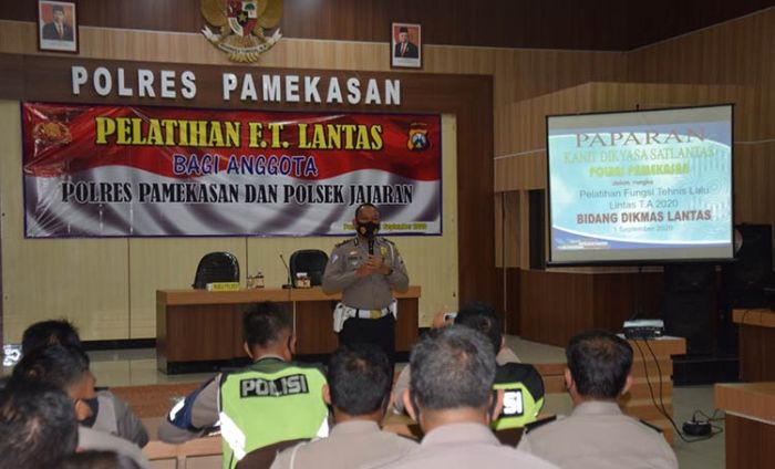 Wujudkan Pribadi Mahir dan Profesional, Polres Pamekasan Gelar Pelatihan Fungsi Teknis Lantas