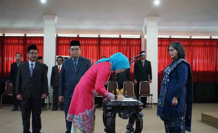 Pj Wali Kota Kediri Lantik 2 Pejabat Pimpinan Tinggi Pratama dan 16 Pejabat Fungsional