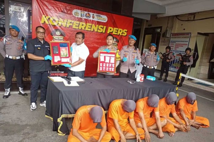 Polres Tulungagung Tangkap Komplotan Pengedar Narkoba