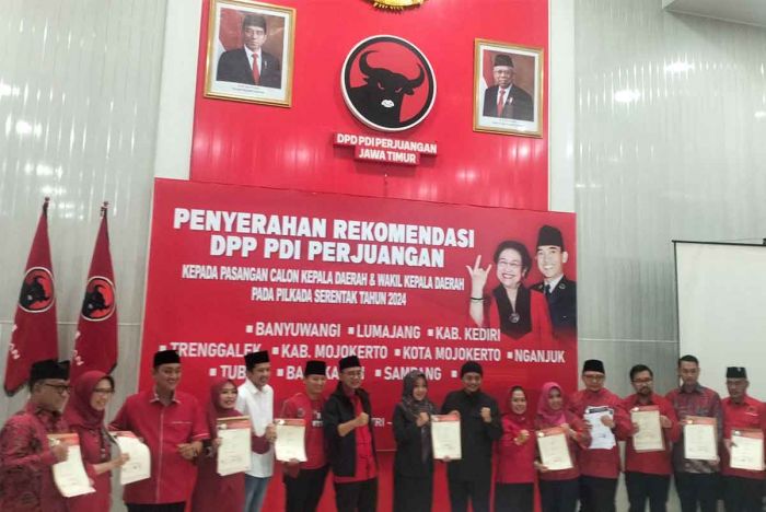 10 Calon Kepala Daerah di Jatim Terima Rekom DPP PDIP