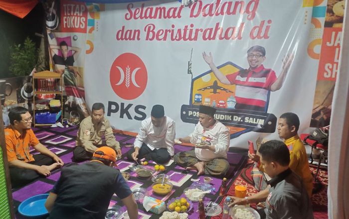 Kunjungi Posko Mudik Dr Salim, Para Pemudik Senang