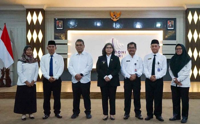 Pj Wali Kota Kediri Lantik 4 Pejabat Struktural