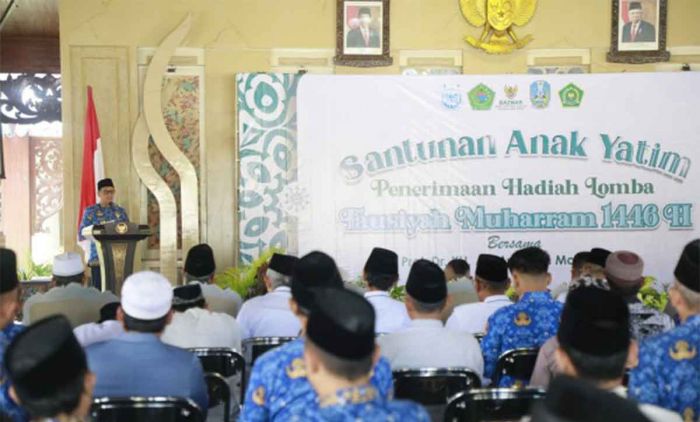 Peringati Tahun Baru Islam, Pj Bupati Pamekasan Santuni Ratusan Anak Yatim