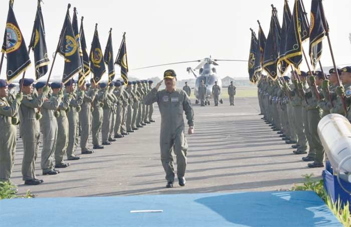 Pangkoarmada II Hadiri Peringatan HUT ke-62 Penerbangan TNI AL di Juanda