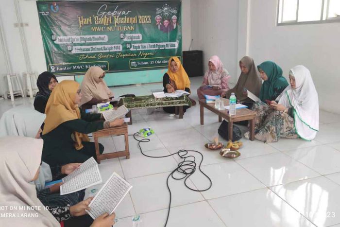 Peringati Hari Santri, MWC NU Tuban Gelar Khataman Quran dan 1 Miliar Salawat Nariyah