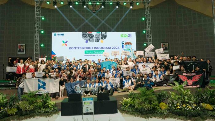 ITS Borong 6 Gelar Juara di Kontes Robot Indonesia 2024