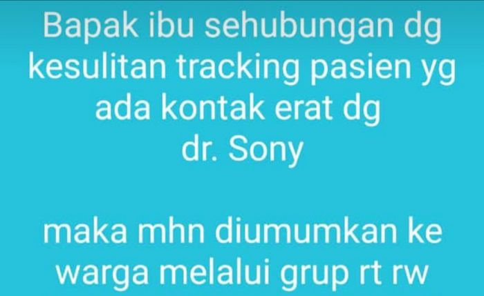 Dokter Meninggal Karena Covid, Gugus Tugas Kesulitan Lacak Data Pasien yang Pernah Kontak Erat