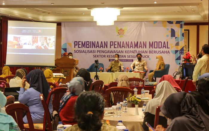 Tindaklanjuti UUCK, DPMPTSP Kota Kediri Berikan Sosialisasi Bagi Pengusaha Sektor Kesehatan