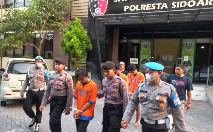 Serang Perguruan Silat saat Latihan, 4 Pendekar Pembuat Onar di Sidoarjo Ditangkap Polisi