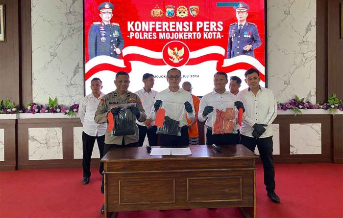 Polres Mojokerto Kota Ringkus Terduga Pelaku Pencabulan