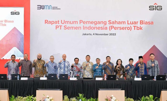 Hasil RUPSLB 2022, SIG Terbitkan 1,07 Miliar Saham Baru