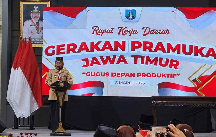 Produktivitas Anggota Pramuka Diyakini Berkontribusi untuk Pertumbuhan Ekonomi Jawa Timur