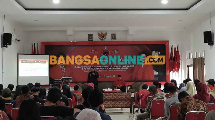 Peringati Bulan Bung Karno, DPC PDIP Kabupaten Kediri Gelar Sarasehan Wawasan Kebangsaan