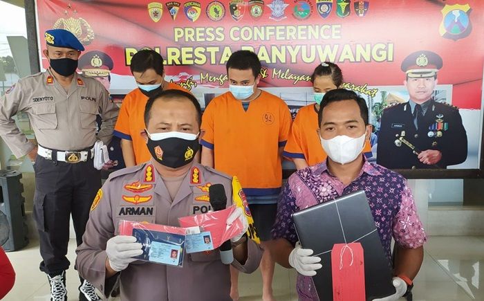 Nekat Palsukan Billing Hotel Bintang 4 di Banyuwangi, Pasutri Asal Jember Diciduk Polisi