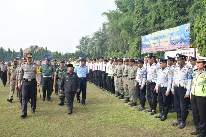 Bupati Madiun Pimpin Gelar Pasukan Operasi Ketupat Semeru 2018